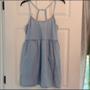 American eagle light demi strap dress 2 pockets sz S